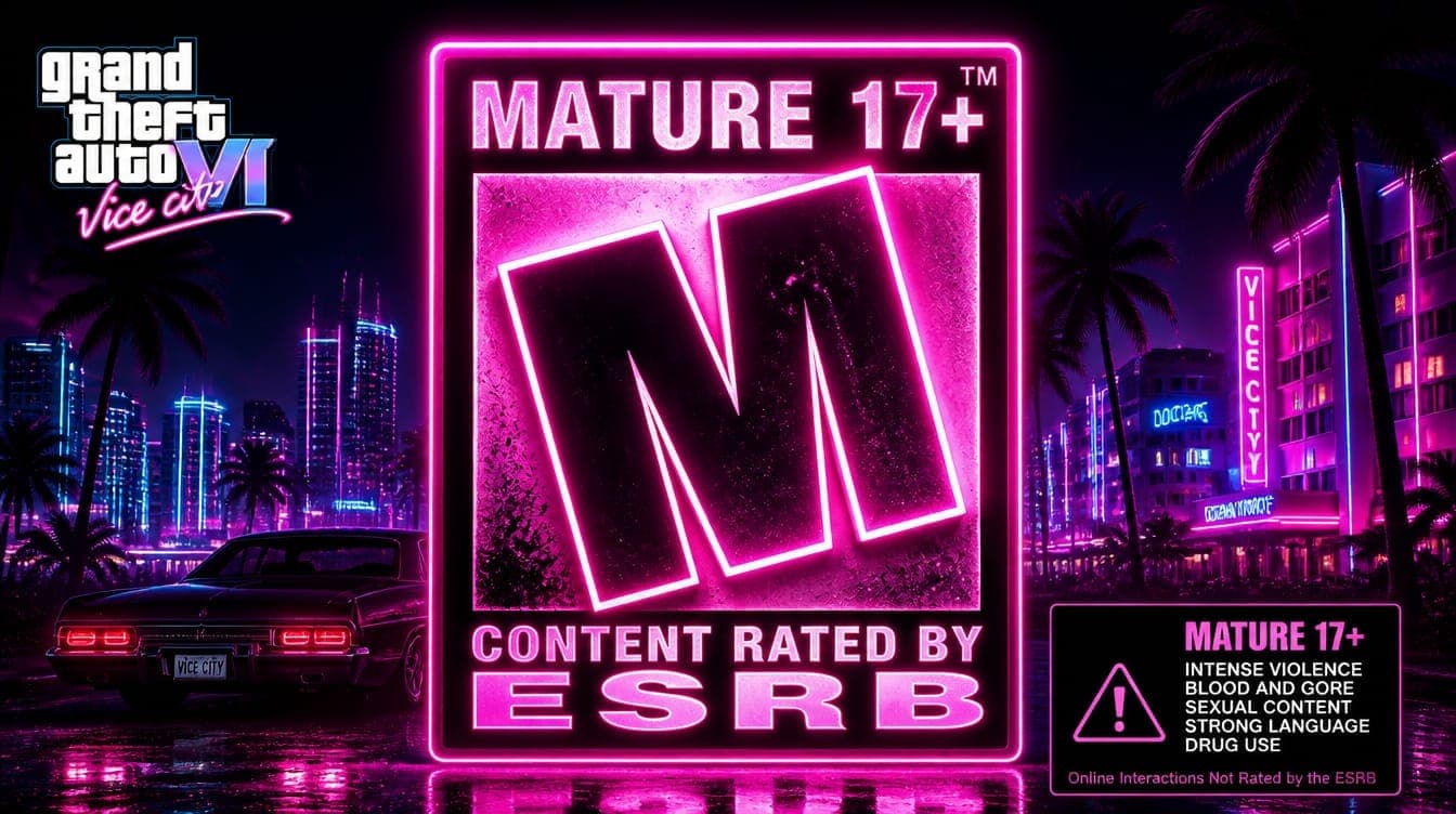 GTA 6 Age Rating: Is It Mature and What's the ESRB Rating?
